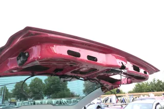 VW Sharan 7M 7M3 Heckklappe Scheibe  Klappe hinten ab Bj.2000 rot LD3W - Bild 2
