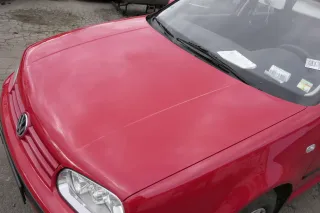 VW Golf 4 Motorhaube Haube Klappe vorne rot LY3D - Bild 3