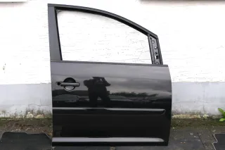 VW Touran 1T 1T3 Tür vorne rechts Beifahrertür schwarz LC9Z - ohne Anbauteile - Bild 1