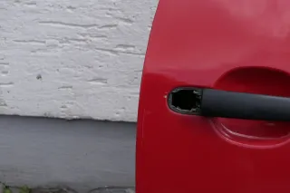 VW Lupo Seat Arosa Tür vorne rechts Fahrertür rot LP3G ohne Anbauteile (mech - Bild 4