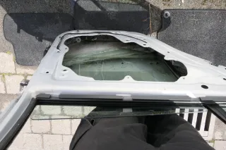 VW Golf 4 Limousine Tür Scheibe hinten links silber LB7Z (KEINkombi) -116194 - Bild 4