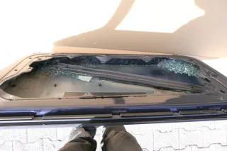 VW Golf 4 Tür vorne rechts Beifahrertür 2/3-Türer blau LA5G - Bild 2
