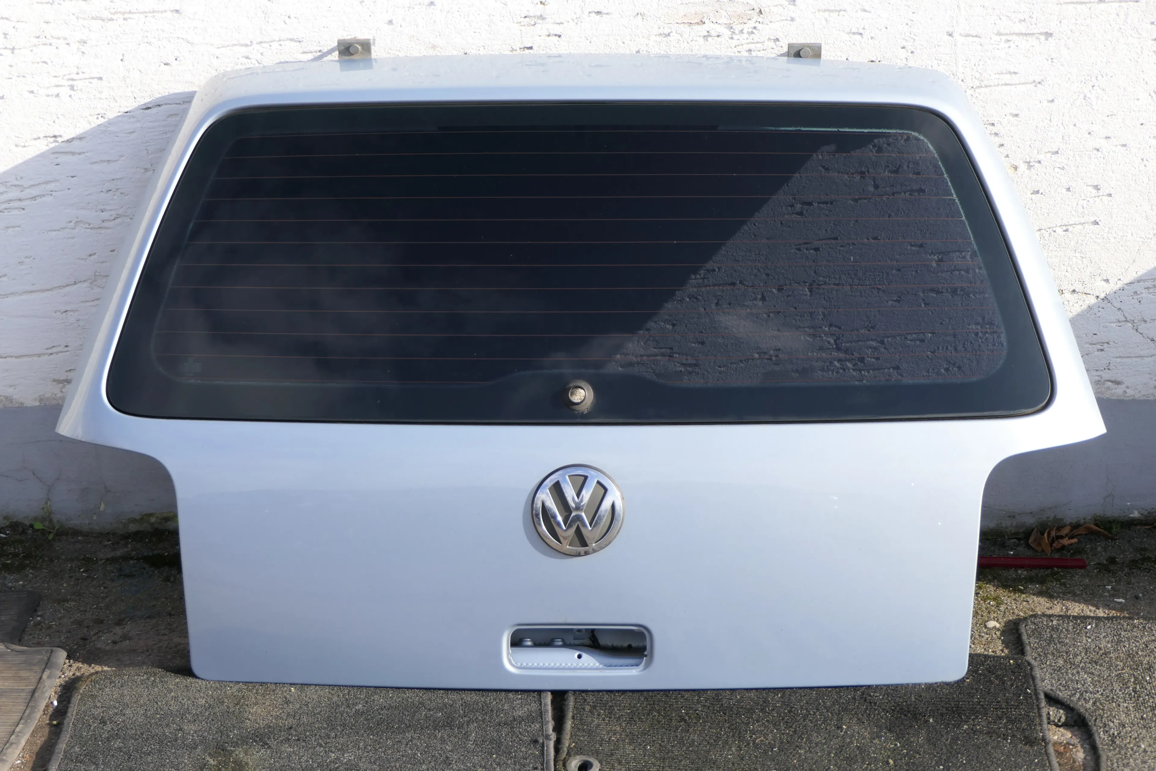 VW Lupo 6X Heckklappe hinten Klappe Kofferraumklappe Scheibe grau blau LR7U 3L - Bild 1
