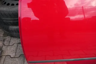 VW Golf 4 Bora Tür hinten links nur Kombi / Variant rot LY3D Fahrerseite mit Anb - Bild 2