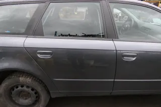 Audi A4 B7 8E Tür hinten rechts grau LX7Z Kombi mit Scheibe und Rahmen - Bild 1