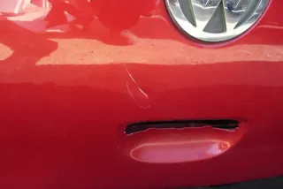 VW Polo 9N3 Cross Heckklappe Kofferraumklappe Klappe hinten rot braun LC3X - Bild 3