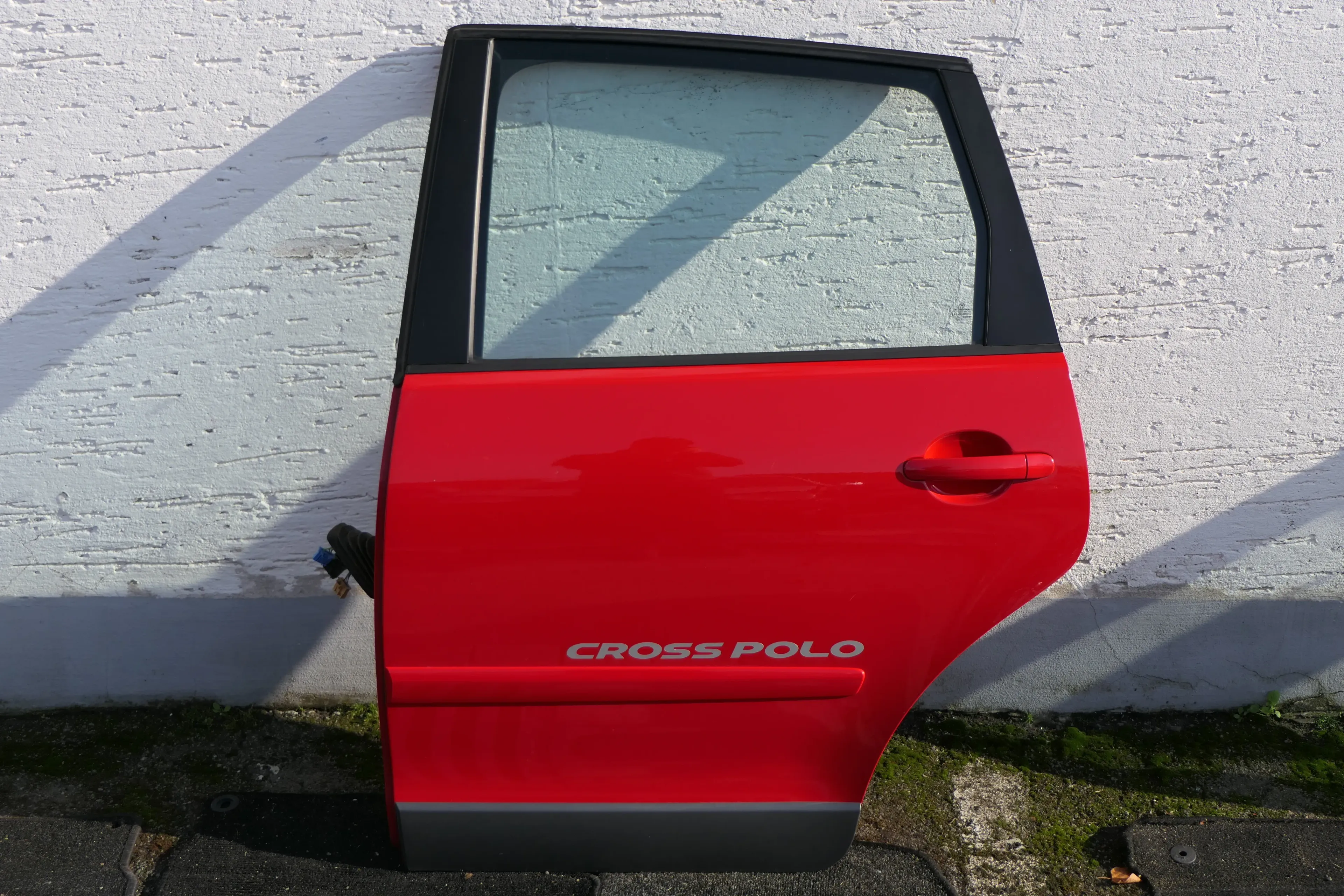 VW Polo 9N 9N3 Cross Tür hinten links rot LP3G 4/5-Türer mit Scheibe - Bild 1