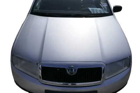 Skoda Fabia 6Y Motorhaube KLappe vorne silber grau LF7T mit Grill