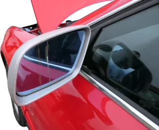 Audi A4 B5 Spiegel Außenspiegel links elektrisch grau Facelift Glas elektrischer - Bild 3