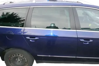 VW Passat 3C Kombi Variant Tür hinten rechts blau LD5Q - OHNE Anbauteile - Bild 1