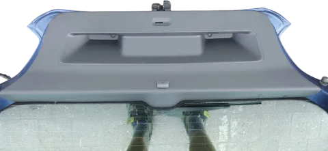 VW Polo 6R Abdeckung Verkleidung Kofferraum hinten Heckklappe Deckel schwarz