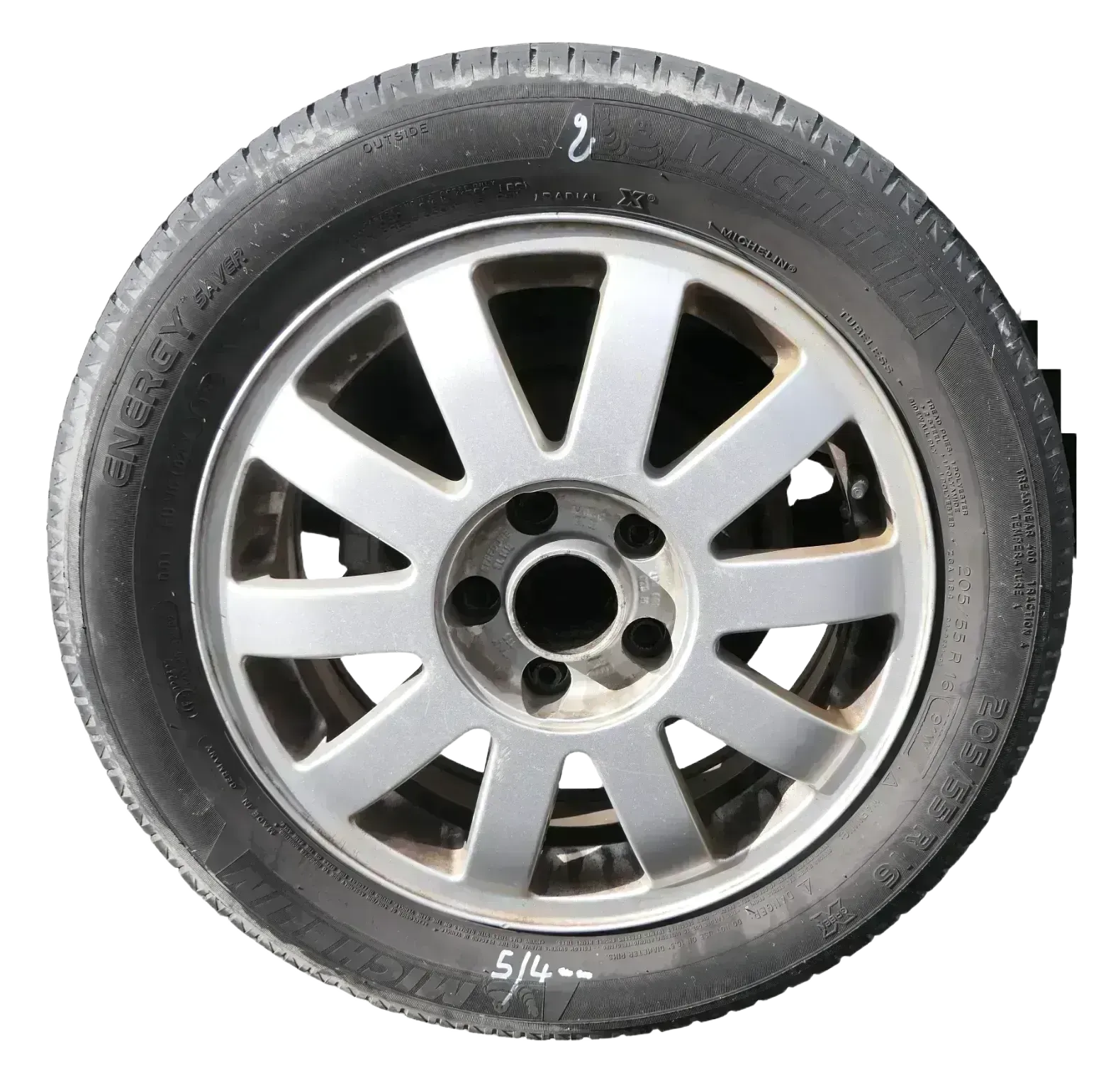 Aud A4 B5 A6 4B Alufelgen 205/55 R16 Speedline Winterreifen Reifen 4B0601025H - Bild 1