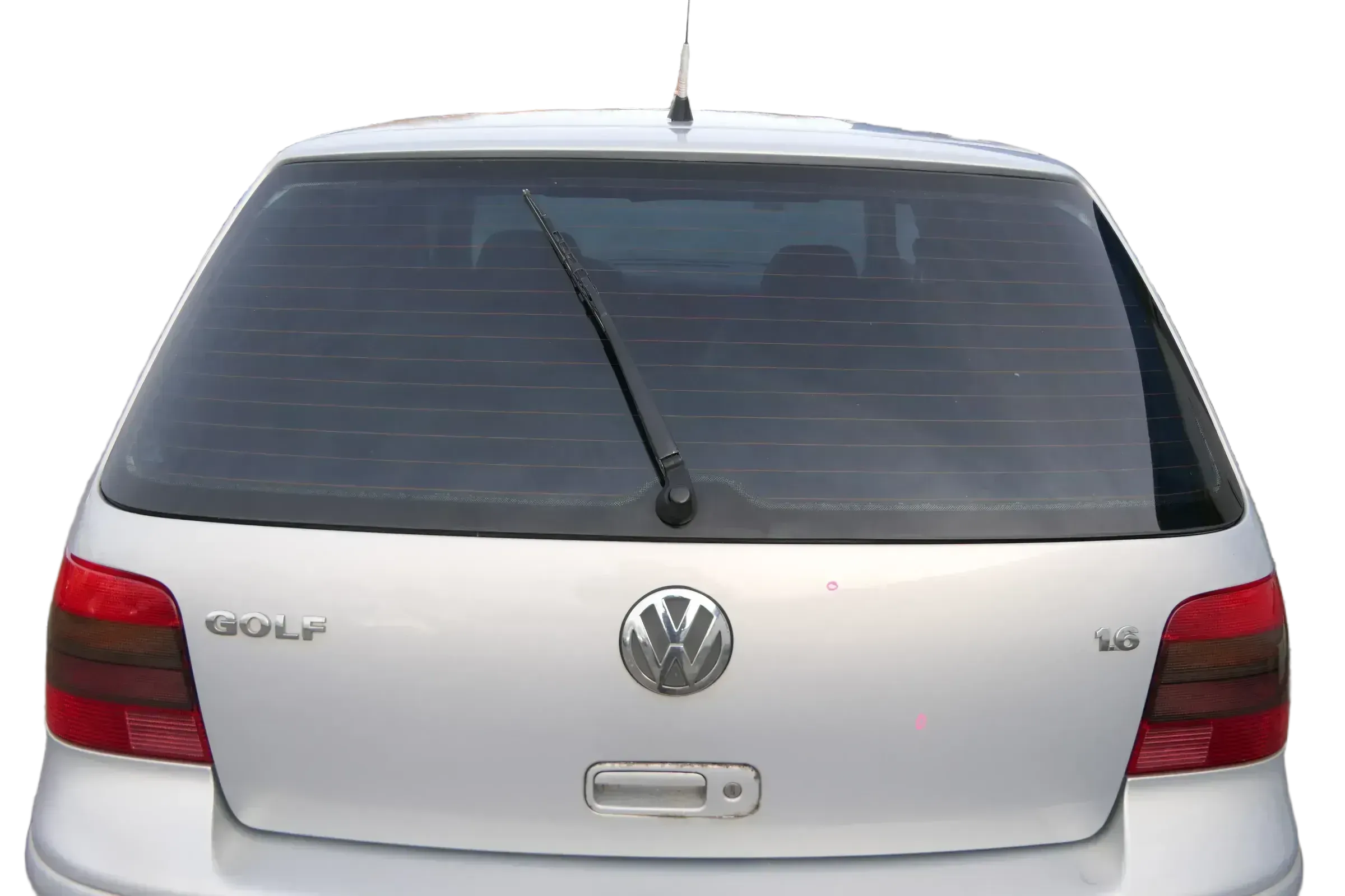 VW Golf 4 Limousine Heckklappe Kofferraumklappe Klappe hinten silber LB7Z ohnAnb - Bild 1