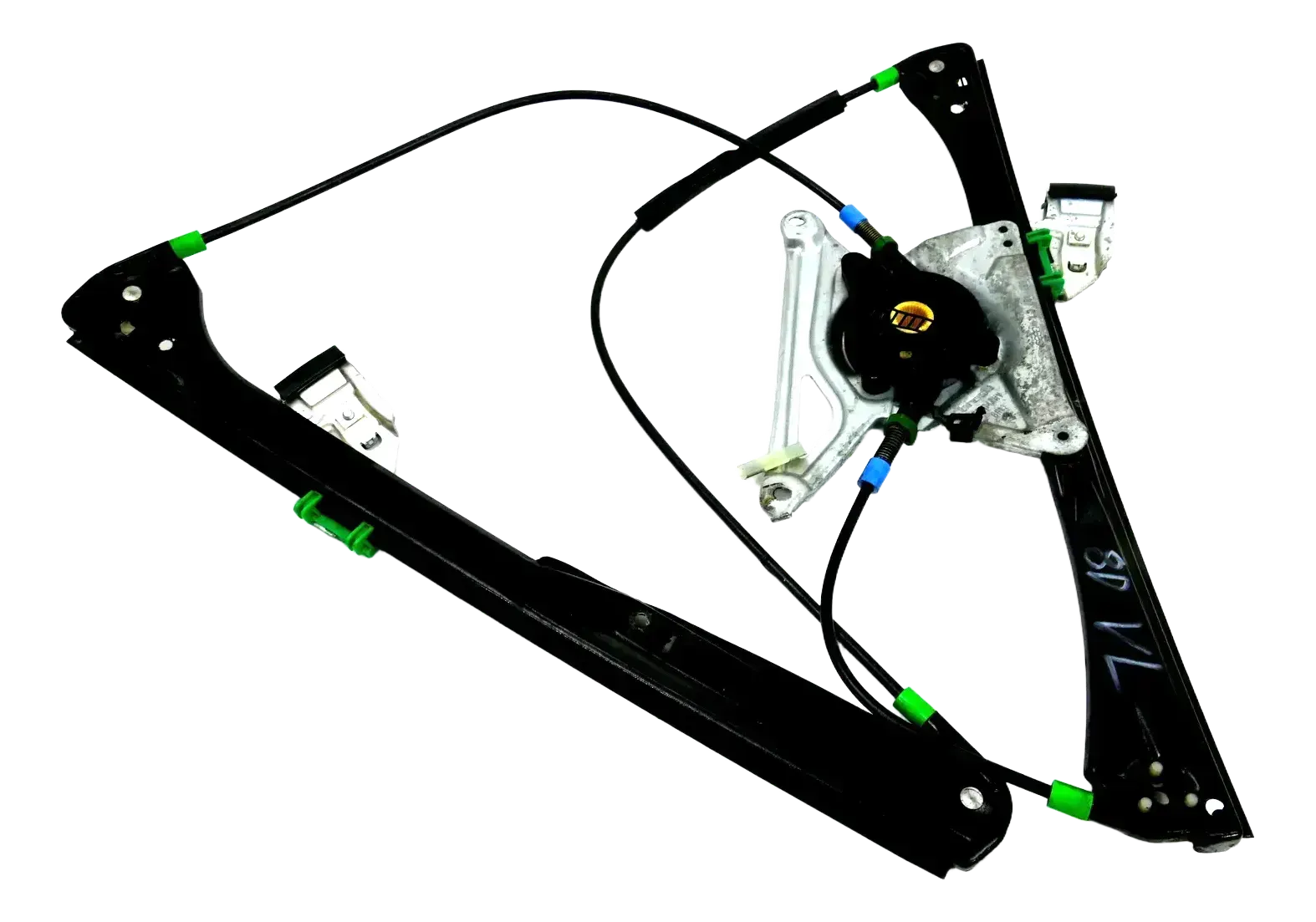 Audi A4 B5 elektrischer Fensterheber vorne links Gestänge elektrisch Seilzug - Bild 1