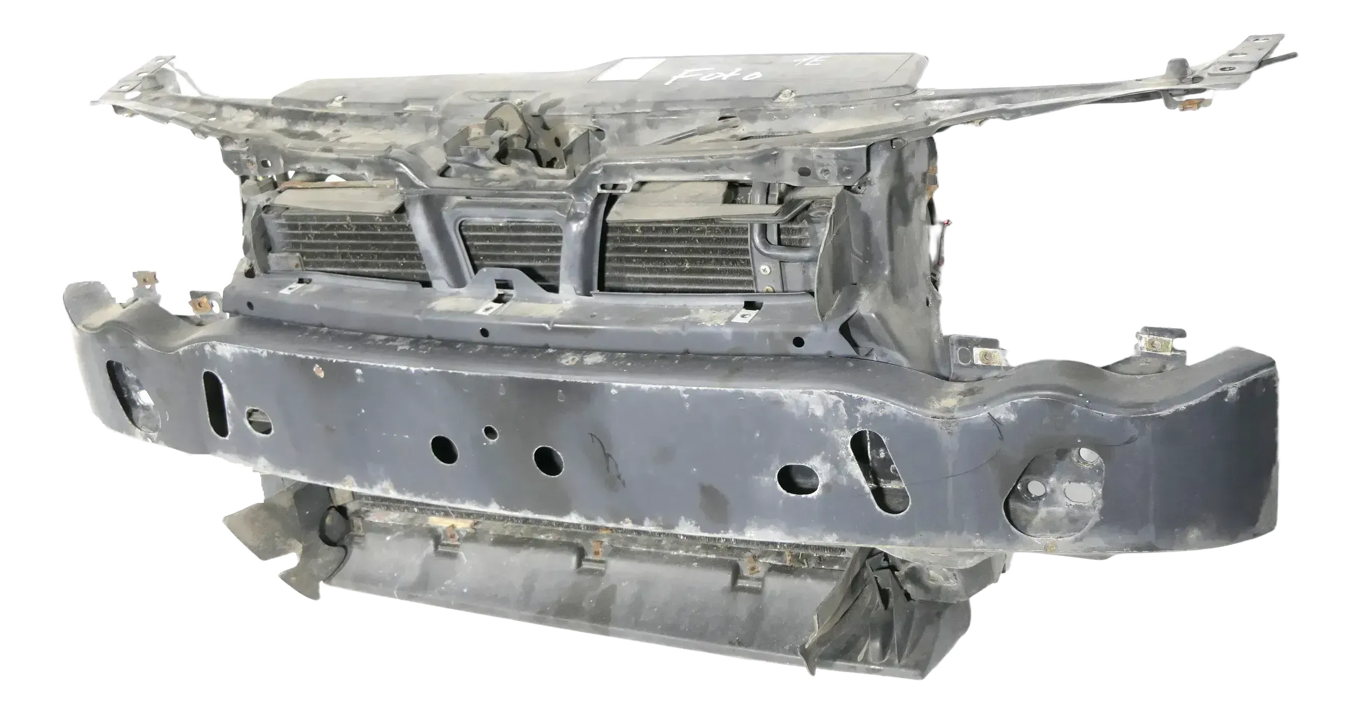 VW Golf 4 Cabrio 1E Schloßträger Lüfter Halter Kühler Wasserkühler Pralldämpfer - Bild 1