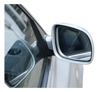 VW Passat 3B 3BG elektrischer Spiegel Außenspiegel rechts Glas silber LA7W - Bild 2