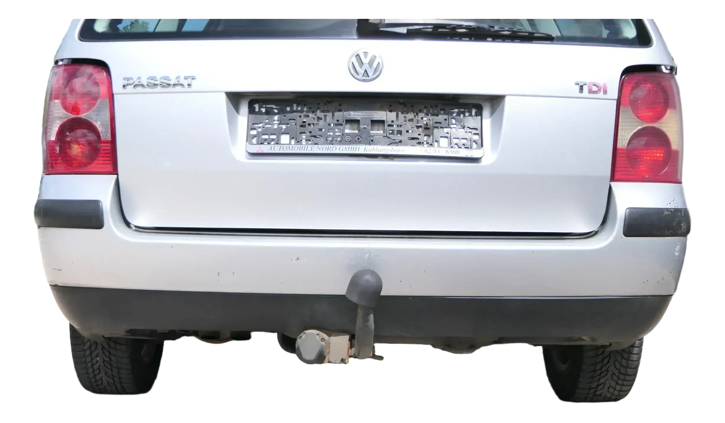 VW Passat 3BG Kombi Variant Stoßstange hinten Heckstoßstange silber LA7W - Bild 1