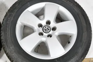 4x Golf 4 Bora Alufelgen Allwetterreifen 195/65 R15 Reifen 1C0601025F 7mm Felgen - Bild 3