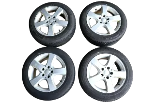Audi A4 8K B8 Alufelgen Felgen Reifen 205/55 R16 91T M&S Winterreifen Borbet - Bild 1