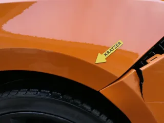 Seat Ibiza 6J Kotflügel vorne rechts orange LP2C 6J0821022A - Bild 7