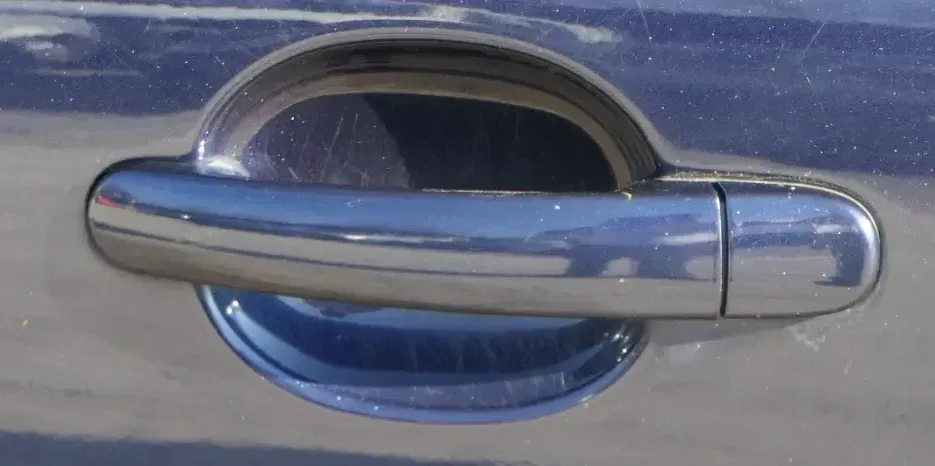 1x Polo Tiguan Türgriff Tür Griff vorne / hinten links / rechts außen blau LH5X - Bild 1
