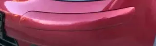 VW Golf Plus 5M 1x Abdeckung Schutzleiste Stoßstange rechts rot LA3X - Bild 1
