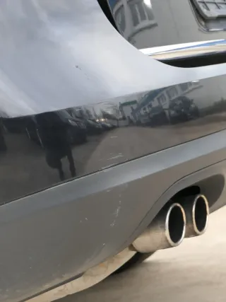 VW Passat 3C Kombi Stoßstange hinten Heckstoßstange schwarz LC9X Stoßfänger - Bild 11