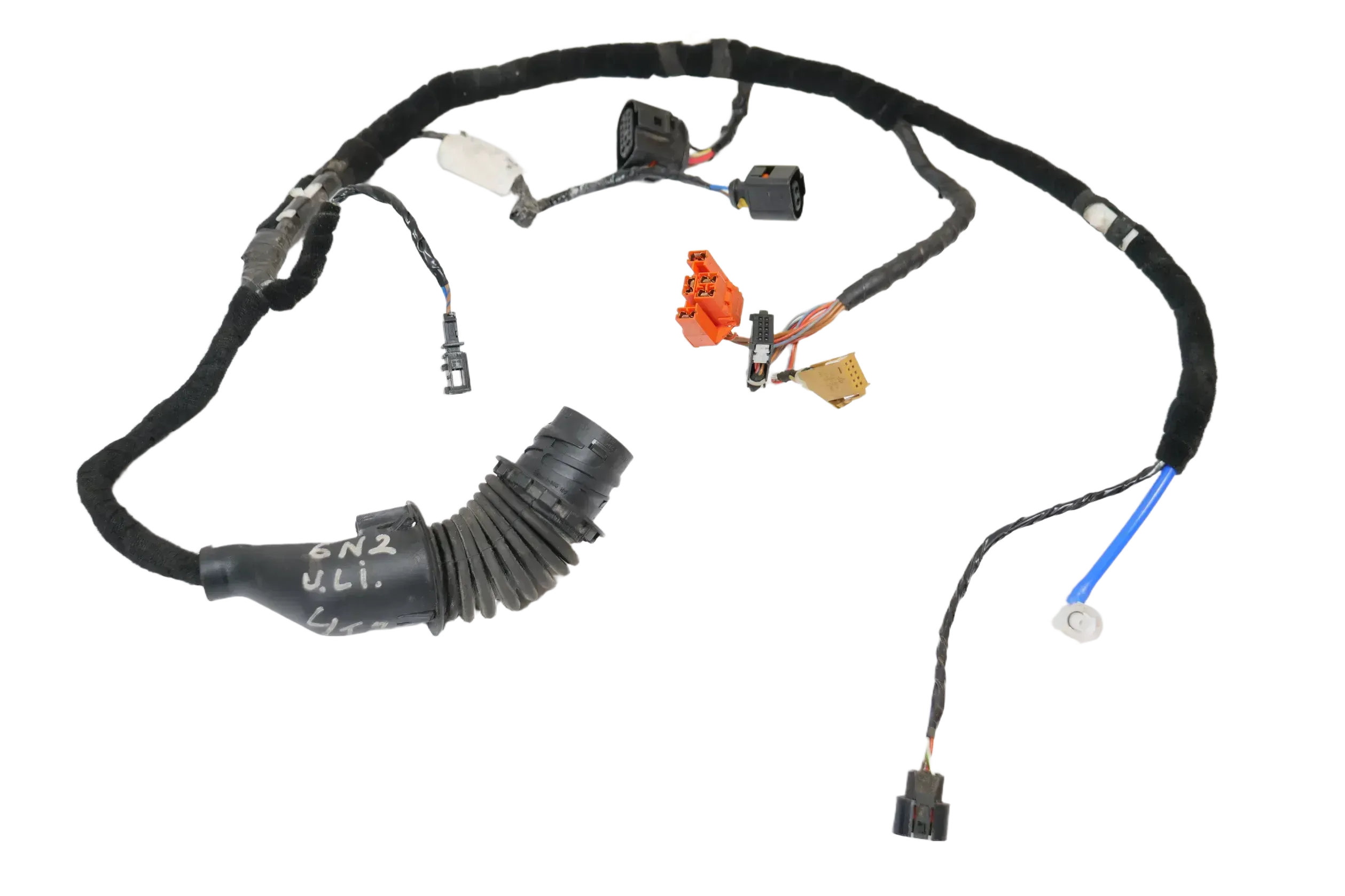 VW Polo 6N2 Kabelbaum Tür Türkabelbaum elektrische Fensterheber ZV links - Bild 1