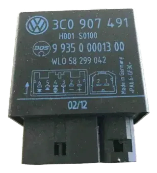 VW Passat 3C Steuergerät Sonnenschutz Sonnenrollo Sonne 3C0907491 Relais - Bild 1