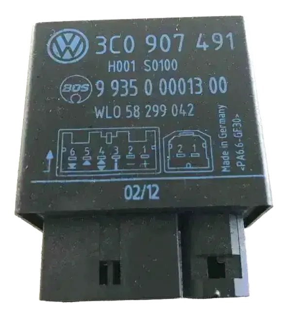 VW Passat 3C Steuergerät Sonnenschutz Sonnenrollo Sonne 3C0907491 Relais - Bild 1