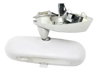 VW New Beetle innen Innenspiegel Spiegel mit Uhr Rückspiegel Glas - Bild 1
