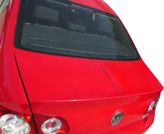 VW Passat 3C Limousine Stufenheck Heckklappe Klappe rot LY3D OHNE Anbauteile - Bild 4