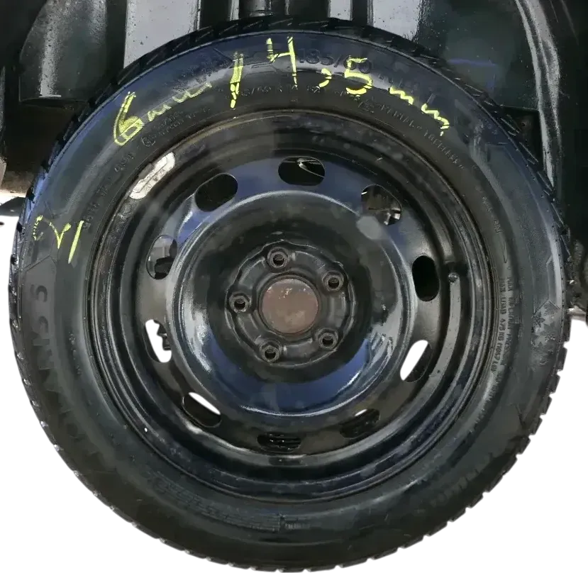 4x Polo 6R 9N Ibiza Felgen 185/60 R14 Allwetterreifen M+S 6jx15 ET38 Reifen 4-5m - Bild 1