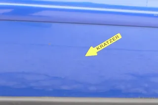 A4 B5 Tür nur Türblatt vorne links Fahrertür blau LZ5M Kombi oder Limo - Bild 9