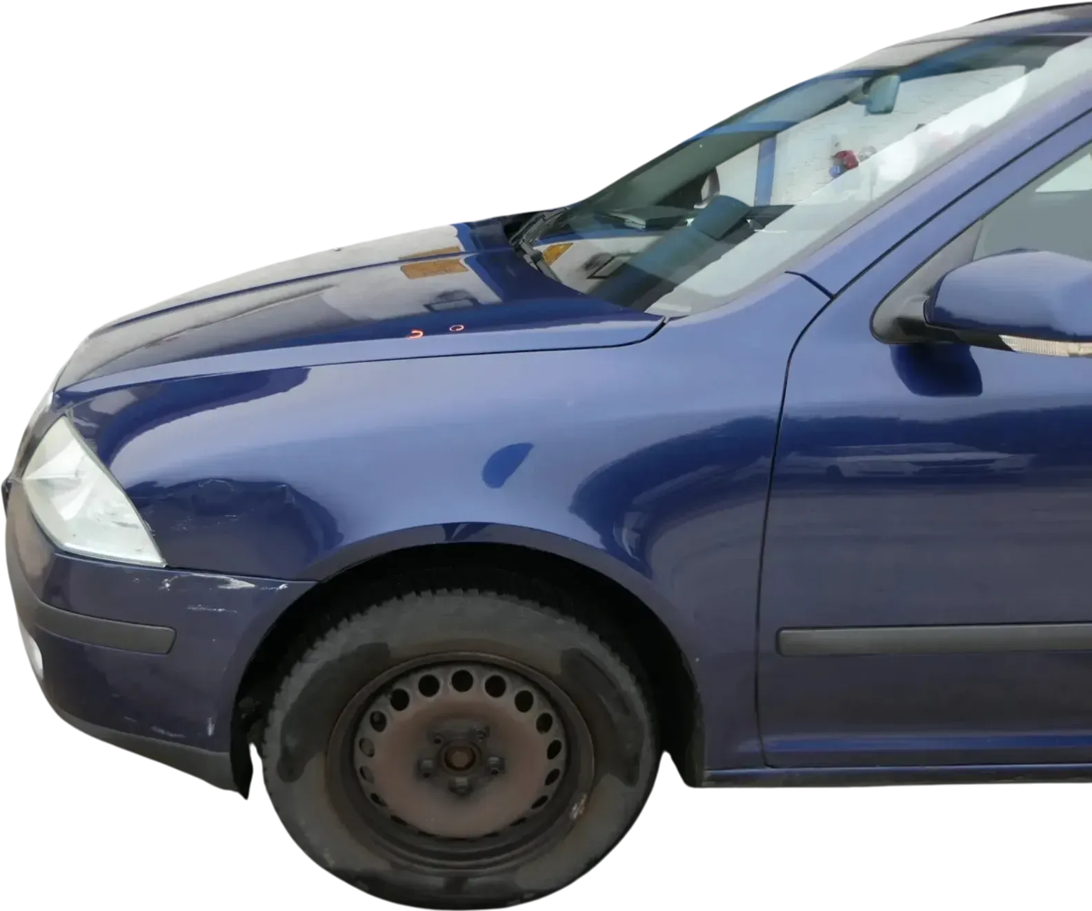 Skoda Octavia 1Z Kotflügel vorne links blau LF5Q Kombi - Bild 1