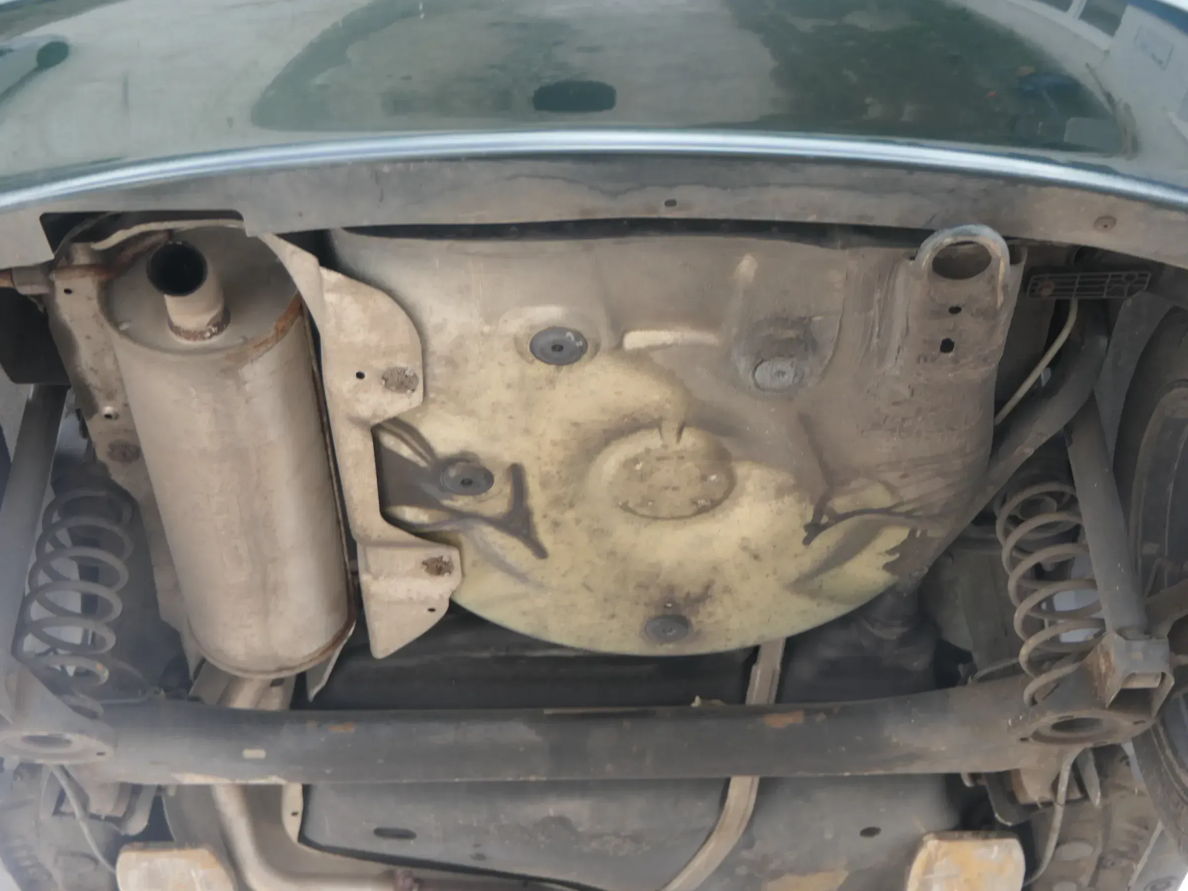 VW Polo 9N Ibiza 6L Auspuff Endschalldämpfer + Mittel hinten 1,4 BKY BBY - Bild 1
