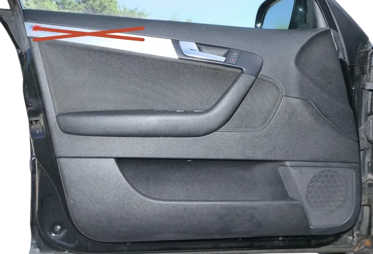 1x A3 8P Türverkleidung Verkleidung Tür vorn links 4/5-Türer Abdeckung - Bild 1