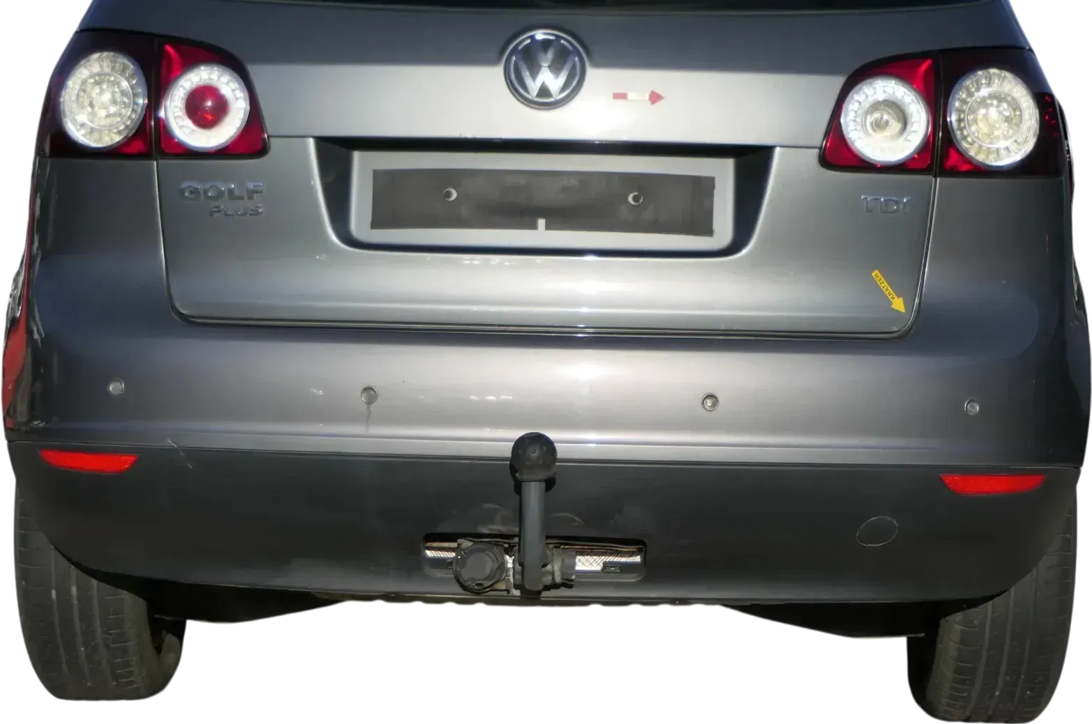 Golf 5 5M1 Plus Stoßstange hinten Heckstoßstange Stoßfänger grau LA7T PDC - Bild 1