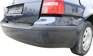 VW Golf 4 Kombi Avant Stoßstange hinten Heckstoßstange Stoßfänger blau grau LC5F - Bild 4