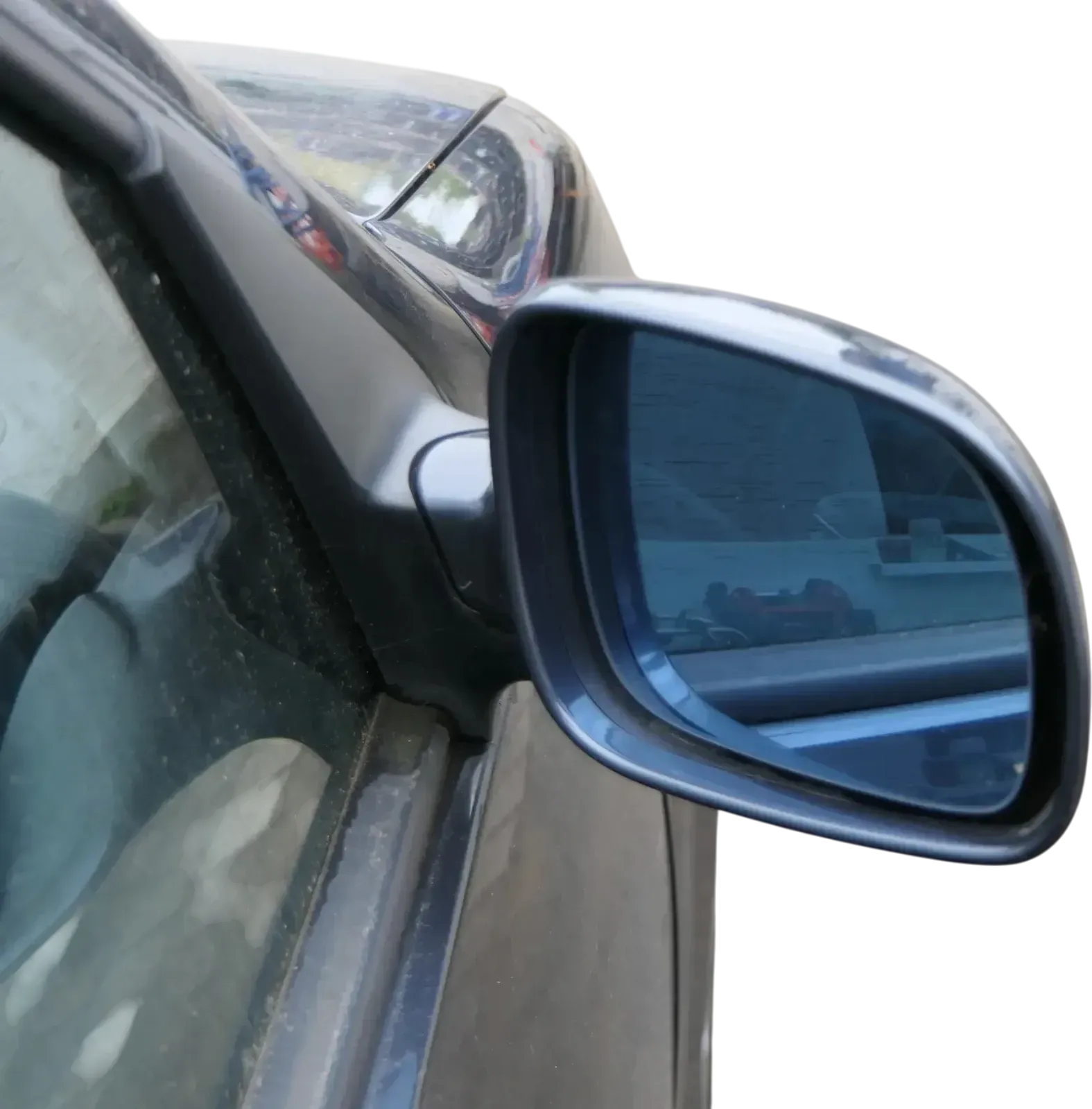 VW Golf 4 Bora elektrischer Spiegel vorne rechts Außenspiegel grün LC6M Glas - Bild 1