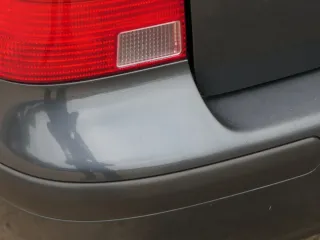 VW Golf 4 Limousine Stoßstange hinten Heckstoßstange Stoßfänger blau LC5H - Bild 6