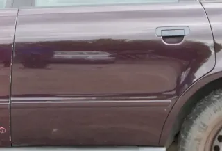 A4 B5 Tür nur Türblatt hinten links blau lila LY3K Kombi od Limo - Bild 1