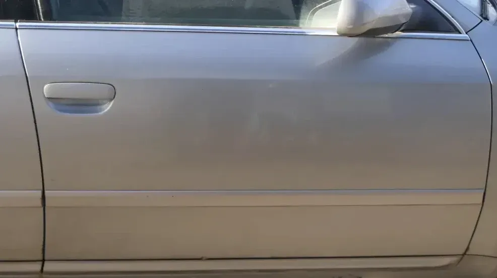 Audi A6 4B C5 Tür nur Türblatt vorne rechts Beifahrertür silber LY7W grau - Bild 1