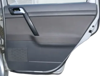 1x VW Polo 9N 9N3 Türverkleidung Verkleidung Tür hinten rechts 4/5-Türer dunkel - Bild 1