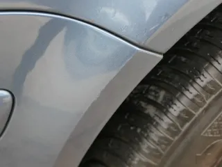 VW Golf 4 Stoßstange vorne Frontstoßstange Stoßfänger blau LD5X SWR -ohne Kappen - Bild 7