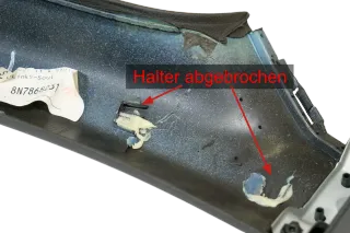 Audi TT 8N Roadster Verkleidung A-Säule oben links soul schwarz  8N7868231 - Bild 2