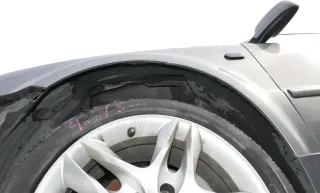 VW Passat 3BG 3B6 Kotflügel vorne links grau LD7W (Blinkerloch) - Bild 6