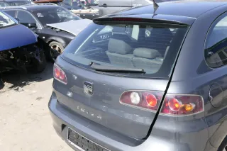 Seat Ibiza 6L Heckklappe Klappe hinten Kofferraumklappe grau LS7Z ohneBremsleuch - Bild 4
