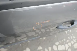VW Touran 1T Tür hinten links grau LD7S mit Scheibe - OHNE Anbauteile - Bild 4