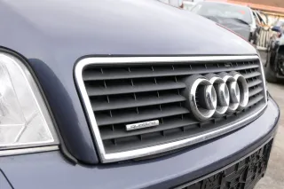 Audi A6 4B Motorhaube Klappe vorn Facelift (ab. Mitte 2002) grau LY5X aquablau - Bild 6